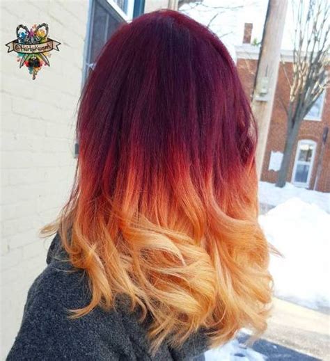 32 Best Red Ombre Hair Color Ideas
