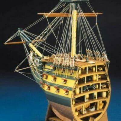 Toys Games Models Occre Santisima Trinidad Cross Section Scale Model Boat Kit
