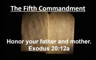 Pastor Chris Blog The Fifth Commandment