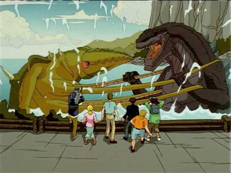 La serie cuenta con una excelente animacion y batallas fluidas entre godzilla y nuevas mutaciones. Review: "Godzilla the Series" is Monster Fun - Toon Zone News