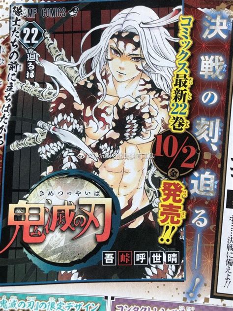 Art Kimetsu No Yaiba Volume 22 Cover Lq Manga