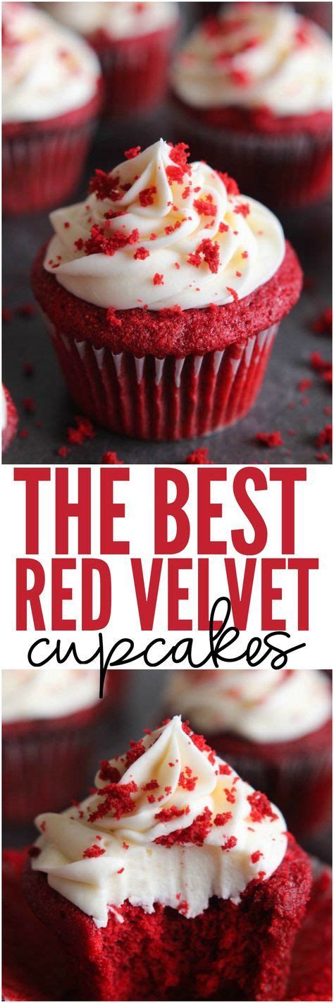 The Best Red Velvet Cupcakes Are A Light Cake With A Beautiful Red