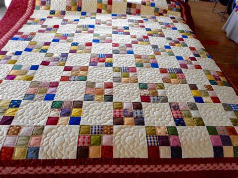 Amish Quilt For Sale 9 Patch Amish Quilt New Amish Queen Quilt Etsy