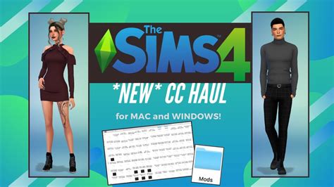 New Alpha Cc Haul Sims 4 Links Youtube