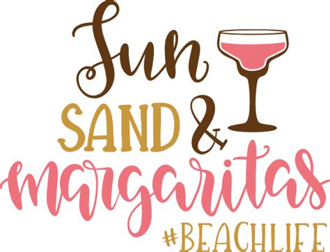 Sun Sand And Margaritas Beach Life Summer Vacation Free Svg File Svg