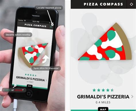 You can pick up food or have it delivered to your door. This Amazing Pizza Compass App Will Point You To The ...
