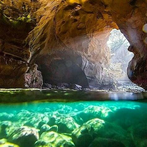 Secret Sea Cave In San Diego California San Diego California