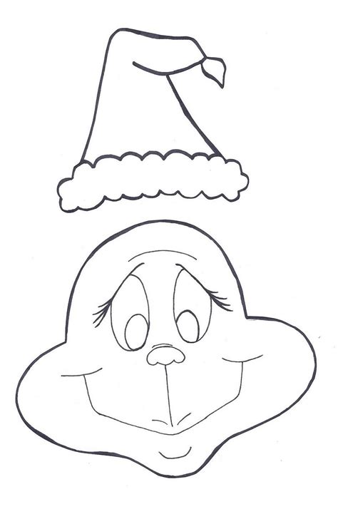 Free Printable Grinch Craft Template