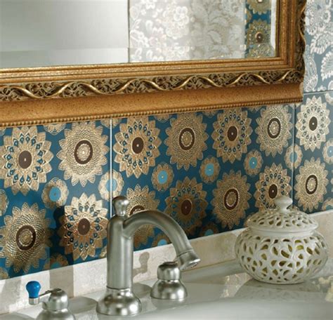 Feminine lila nuancen badezimmer orientalisch motive akzente fliesenspiegel 75 coole bilder von badezimmern deko ideen die sie unbedingt sehen müssen. Marokkanische Fliesen - faszinierende Fotos! - Archzine.net