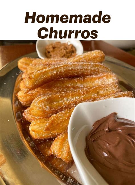 Homemade Churros Homemade Churros Churros Recipe Food