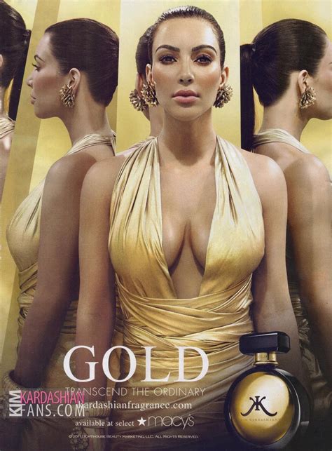 Fashion Trends Kim Kardashian S Fragrance Gold Ad Is Revealed