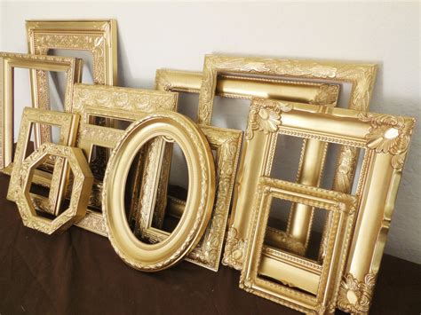 Gold Picture Frame Set Free Shipping Custom Classic Antique