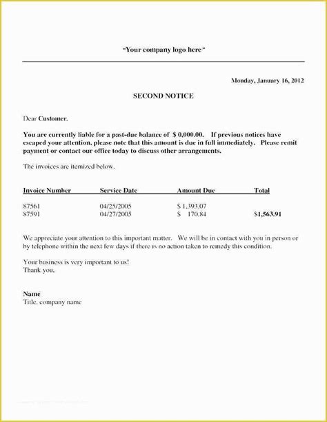 Free Past Due Letter Template Of 10 Best Of Past Due Collection Notice