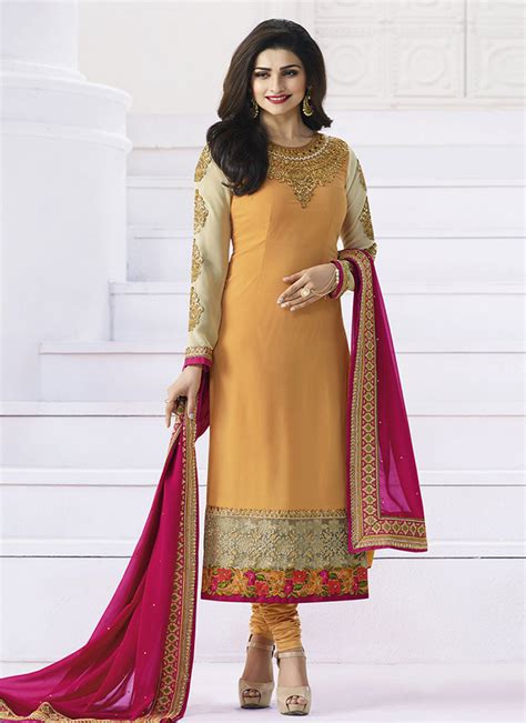 Latest Pakistani Indian Straight Cut Salwar Kameez 2018-19 Designs