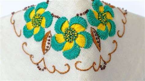 Latest Embroidery Design Flower Embroidery Designs Latest Embroidery