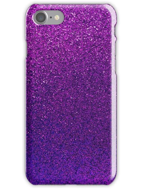 Purple Glitter Paper Iphone Case By Silverspiral Purple Glitter
