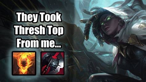 I Fight Another Thresh Top Player Senna Vs Thresh Top Lane League