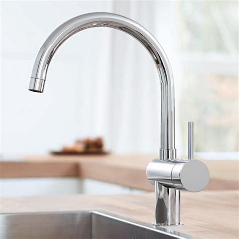 Grohe Minta Chrome Single Lever Kitchen Sink Mixer Tap 32917000 Contemporary Taps From Taps Uk
