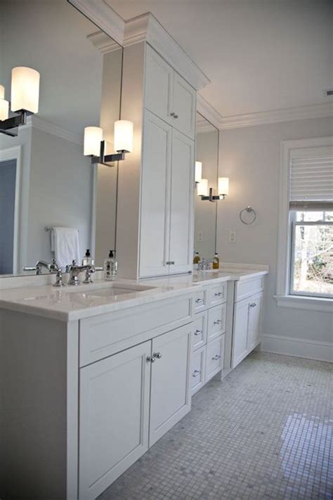 Find modern bathroom vanities with wood cabinets and single or double sinks at canadian tire. His and Her Vanities - Transitional - bathroom - Integrity ...