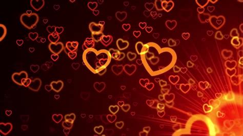 1 Hour Colorful Hearts And Romance Valentines Day Screensaver Youtube