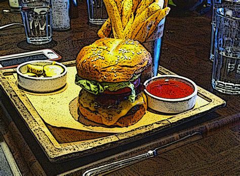 Cali Burger With Fries Photograph By Irvlands Artfolio Pixels