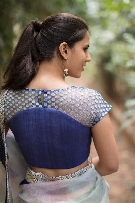 Saree blouses can range anywhere between 90cm to 1.5m depending on your blouse style. 10 New High Neck Blouse Designs For Diwali | Indian Beauty ...