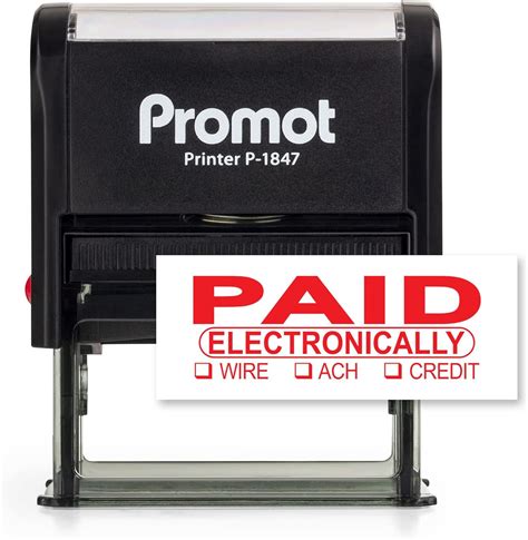 Promot Paid Stamp Self Inking Stamp Paid Stamp For Office