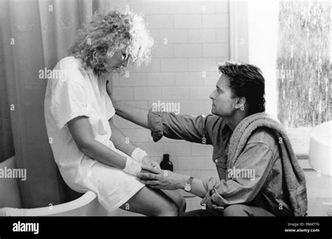 Michael Douglas Glenn Close Fatal Black And White Stock Photos And Images