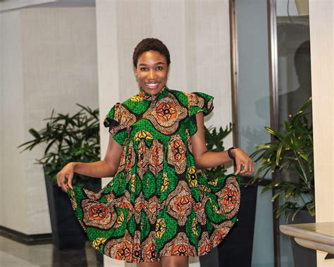 Zuri African Print Caribbean Dress Ankara Dress African Etsy