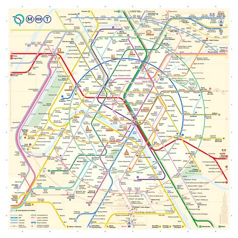 Large Print Metro And Rer Map Paris Forum Tripadvisor