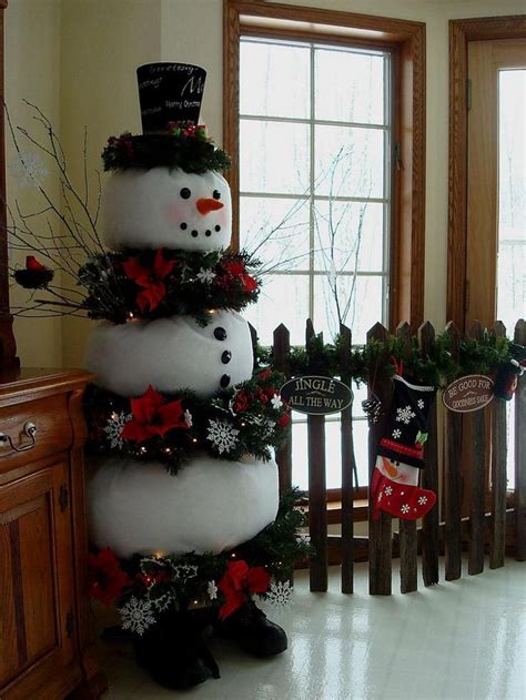 Now reading pretty christmas decor you can make yourself. 31 Cute Snowman Christmas Decorations For Your Home ...