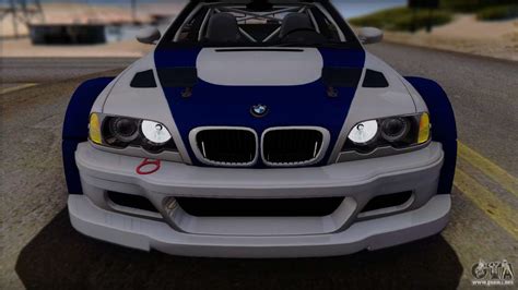 Beneath the beefy silhouette of the m3 gtr beats a powerful heart: BMW M3 E46 GTR coupe para GTA San Andreas