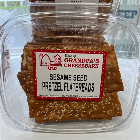 Sesame Seed Pretzel Flats