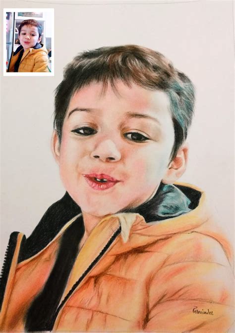 How to draw a face in coloured pencil | part 1. Baby Pencil-Color Drawing From Photo| Photo to Drawing | Sketch Artist