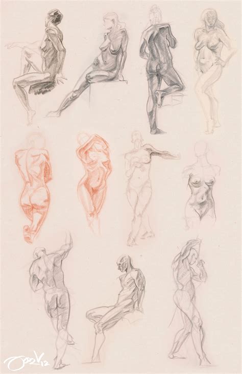 Signup for free weekly drawing tutorials. Through Glasses: Figure Drawing