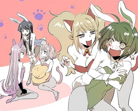 Bunnysuit Party With Kyoko Sayaka Chiaki And H Hey Junko What
