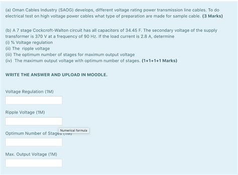Solved A Oman Cables Industry Saog Develops Different