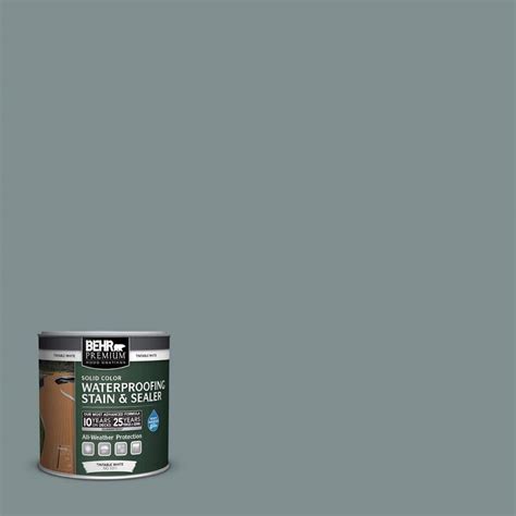 Behr Premium 8 Oz Sc125 Stonehedge Solid Color Waterproofing Stain