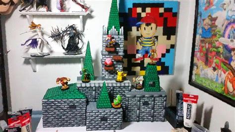 Custom Amiibo Display Modeled After Hyrule Castle From