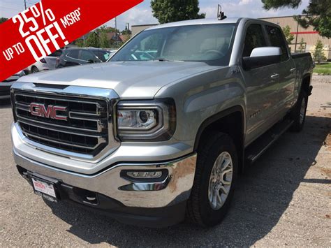 New 2018 Gmc Sierra 1500 4wd Crew Cab Sle 4 Door Pickup In Oshawa