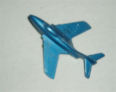 Toy Airplane Midge Toy Navy Jet Blue Etsy