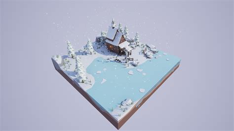 Artstation Low Poly Diorama