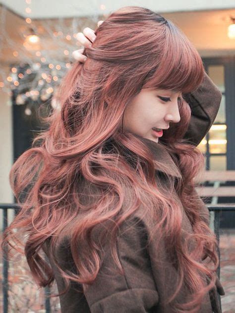 Beautiful Hair Color Inspiration 50 Rose Gold Hair Ideas Korean Hair