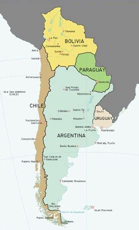 Bolivia, que es un país central de américa del sur, tiene las bush family paraguay hideaway update. Bolivia Y Argentina Mapa