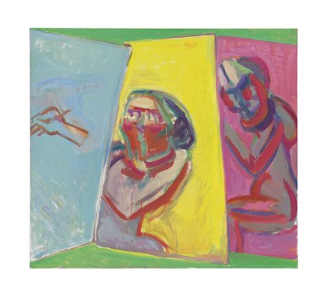 Maria Lassnig 1919 2014 Zwei Maler Drei Leinwände Two Painters