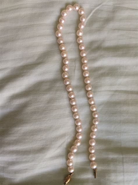 Vintage Pearl Necklace With K Gold Clasp InstAppraisal