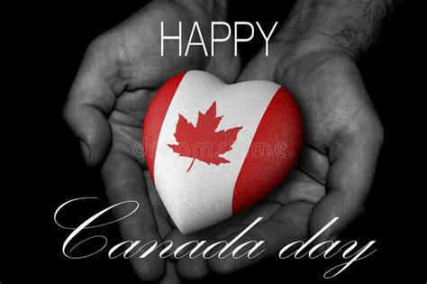 Holiday Canada Day Maple Leaf And National Flag Of Canada Stock Image