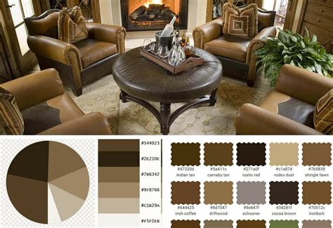 Brown Color Palette For Living Room