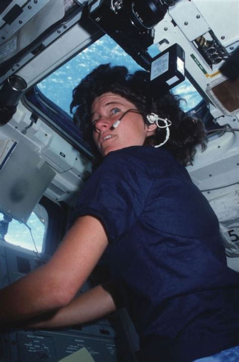 Humanoidhistory Sally Ride First American Woman In Space Aboard The