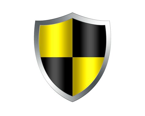 Gold Shield Logo Clip Art